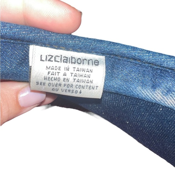 Vintage Denim Beaded Visor Hat – Boho Festival Y2K Retro Southwestern Chic - Picture 6 of 7